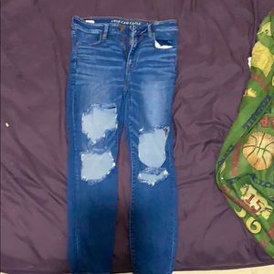 American Eagle Ripped Ne(x)t Level Stretch Jeans
